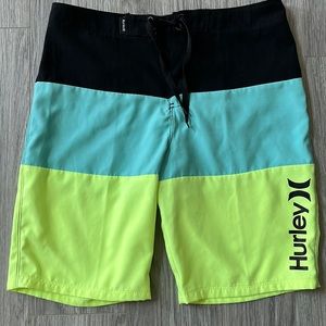 Hurley Boys Board Shorts Swim Trunks size 16/28 waist